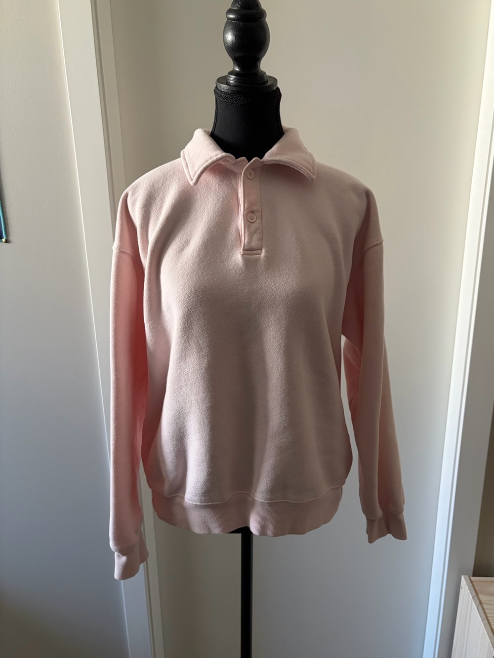 TNA Cozy Fleece Collared Sweater